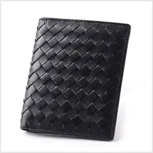 Sheepskin man wallet Genuine Leather Soft & High quality Short purse Black and Navy Blue