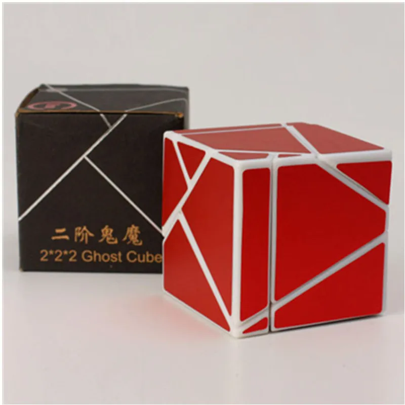 Speed Funs Ghost 2x2x2 Магический кубик Skew Twisty Пазлы модные игрушки полуфабрикаты красный мозговой Прорезыватель обучающий подарок для детей