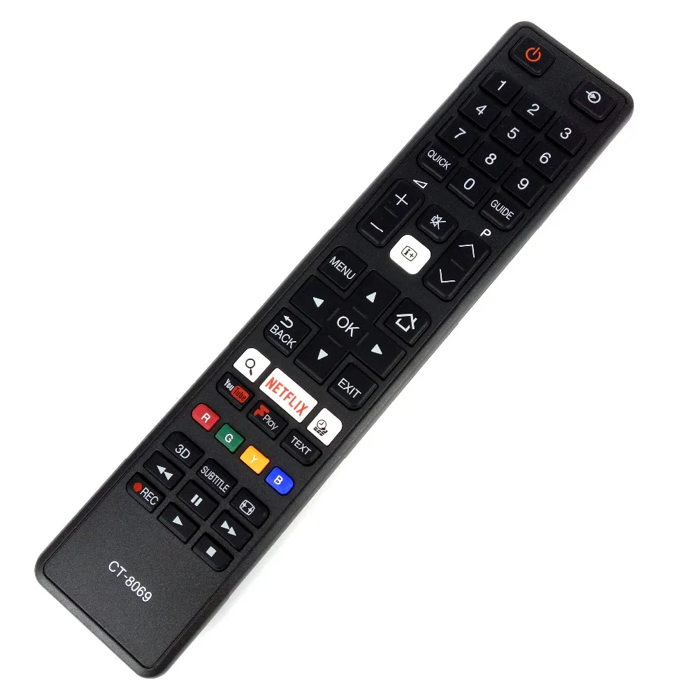 CT-8069 Замена для TOSHIBA ТВ пульт дистанционного управления для 43L3653DB 43L3653DB 49U6663DB 65U6663DB Fernbedienung
