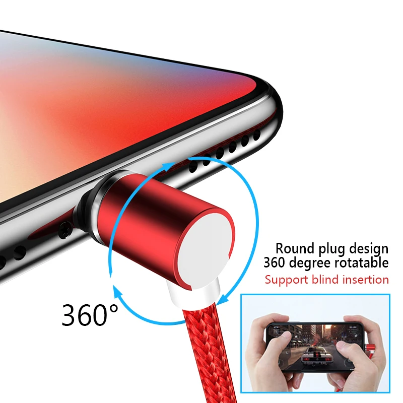 ! Магнитный зарядный кабель ACCEZZ Type C для Samsung Gaxaly S10 S8 S9 провод Huawei P40 P30 Xiaomi USB шнур