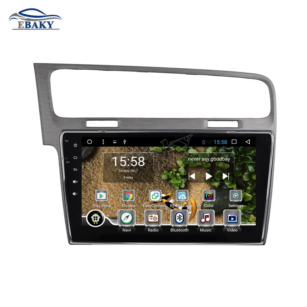 Sale NaviTopia 10.1inch 1GB/2GB RAM Quad Core/Octa Core Android 7.1/8.1 Car DVD Radio for VW Golf 2014 2015 2016 with GPS/wifi/maps 1