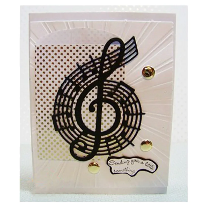 

GJCrafts 107*141mm Metal Cutting Dies For Scrapbooking Musical Instrument Card Making Album Embossing Crafts Stencil Dies