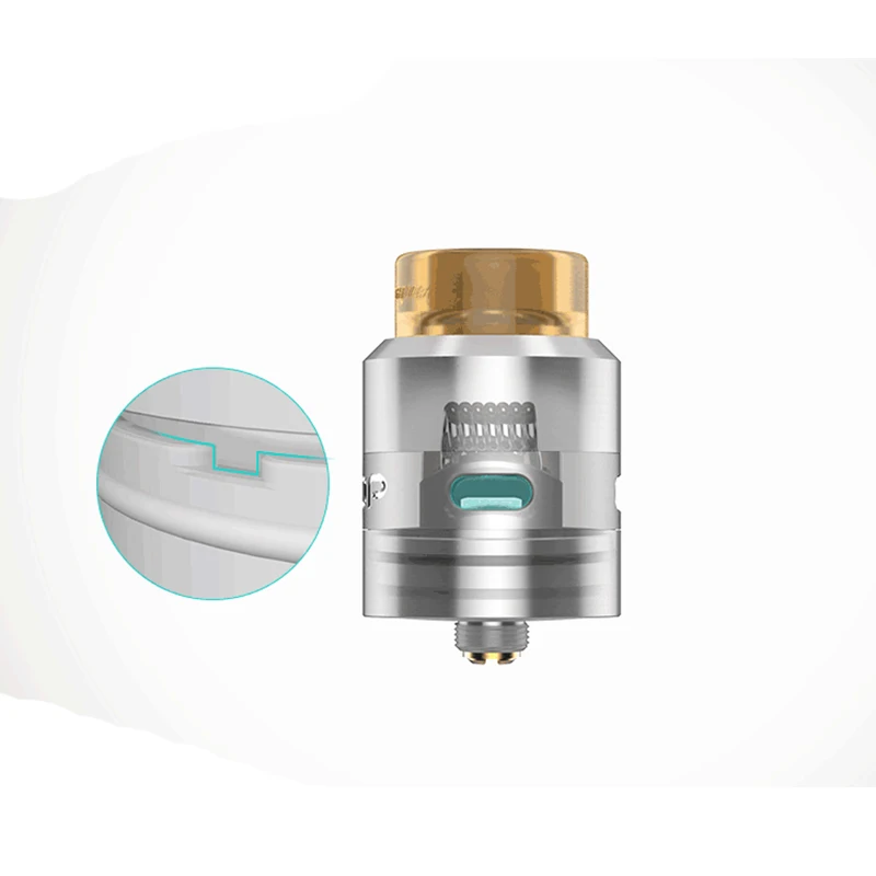 Newest RDA atomizer Geekvape loop RDA 24mm RDA vape with Unique W shaped build deck minimizes leakage RDA for vape 510 box mod 04