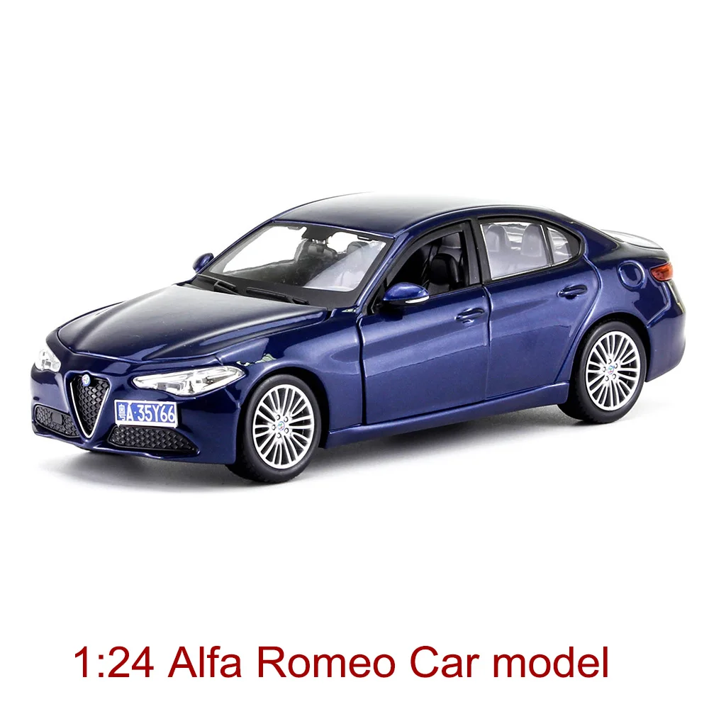 

Luxury Car Giulia Alloy Car Static Model 1:24 Sports Car Collector's Edition Model Color Box Package Boy Toys Gifts
