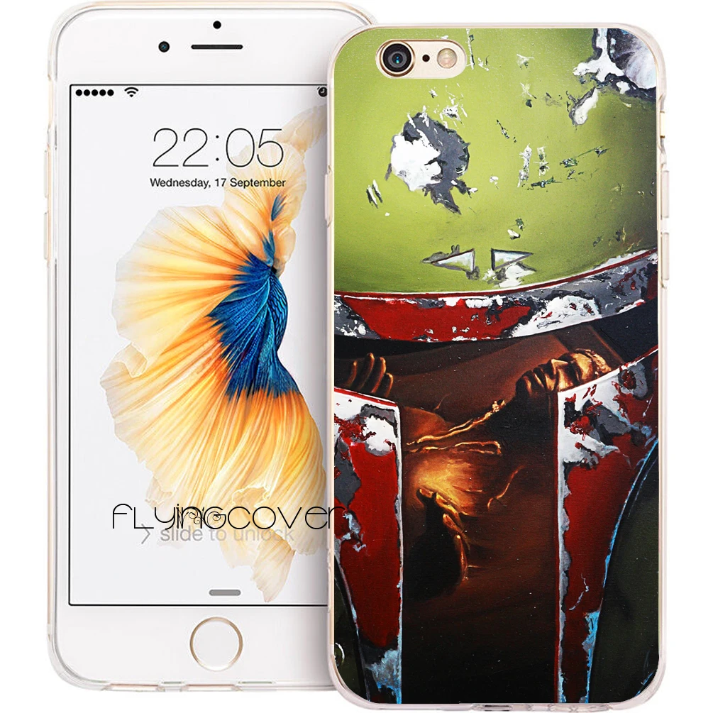 Coque Han Solo Star Wars Capa мягкий TPU силиконовый чехол для телефона iPhone X 7 8 Plus 5S 5 SE 6 S 5C 4S
