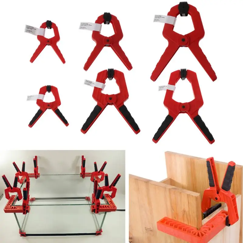 

Heavy Duty Strong Woodworking Plastic Toggle Spring Clamp Wood Carpenter Tools