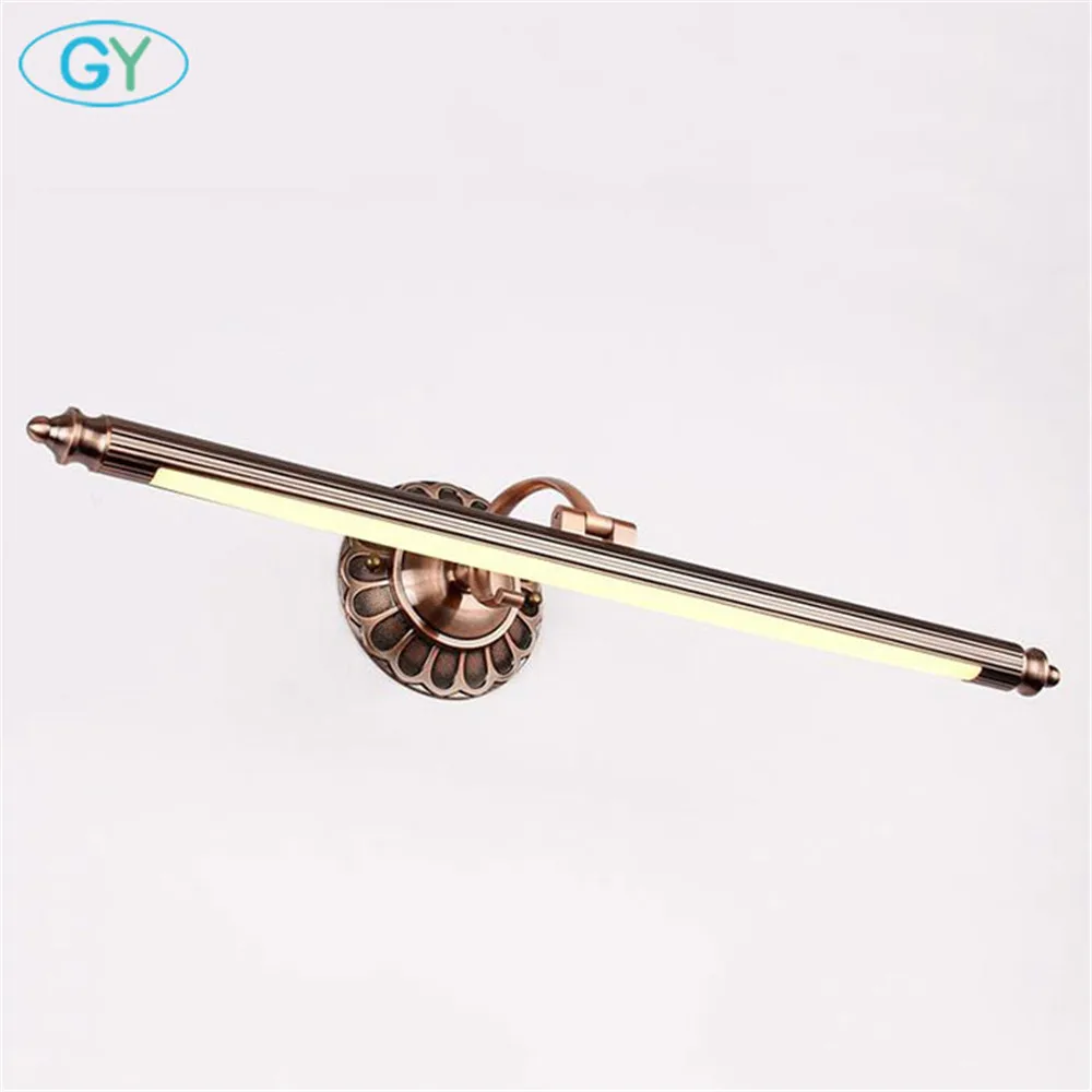  L50/70/90cm Bathroom Mirror Lamp Waterproof Retro Bronze Cabinet Vanity lights Led Wall Light vinta - 32818643778