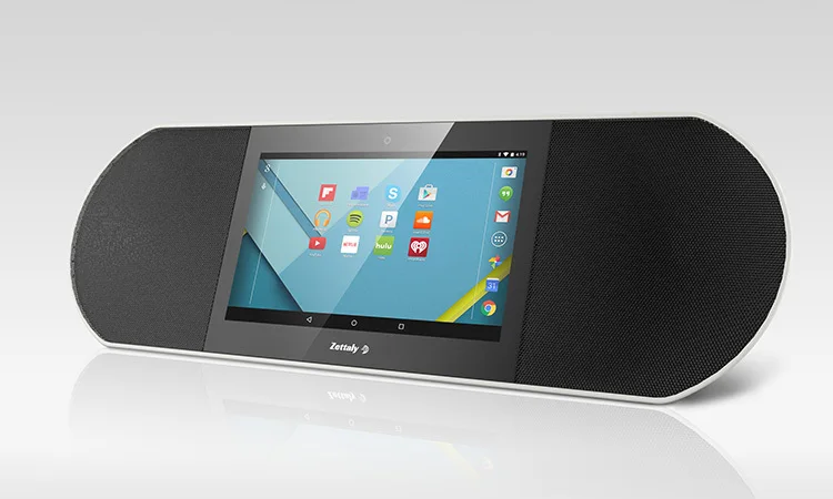 Zettaly-7 inch Smart Internet radio wifi (Android5.1.1 Lollipop RK3128 1GB DDR3 8GB nand,RC,Bluetooth slave, Micro SD, Line Out)