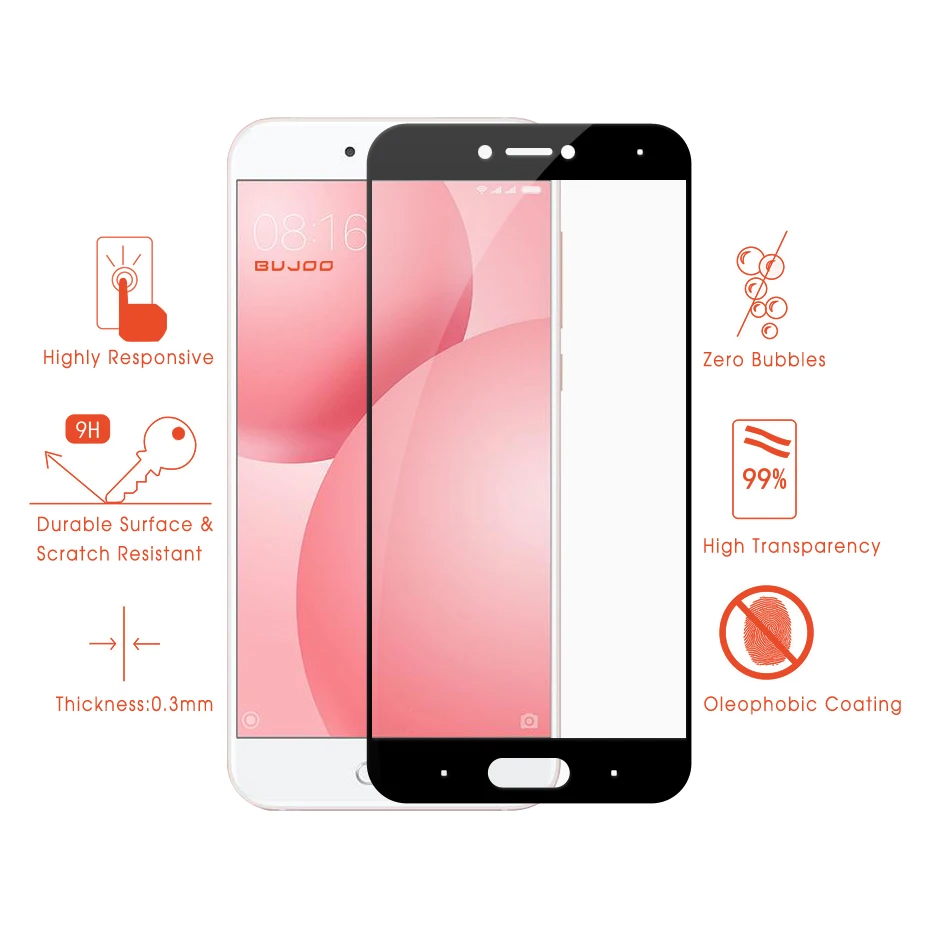 Tempered glass for xiaomi mi 5c (2)