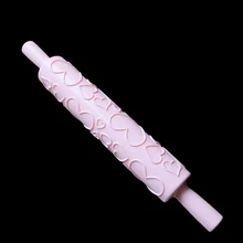 В форме сердца антипригарные Роллинг украшения на заколках Расплавление выпечки Glide трафарет для выпечки DIY инструмент