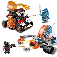 LELE 2016 lepin nexo 2Box/sets minifigures jestro a clay axl knights nexo the fortrex Compatible Nexus lepin original