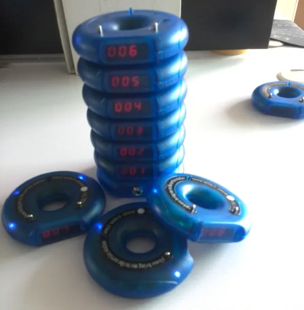 self-take meal service pager wireless queuing ordering system 1