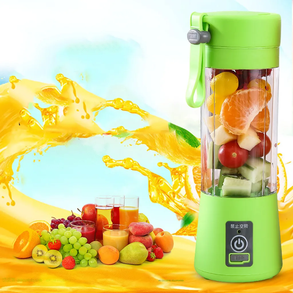 Portable Blender USB Electric Juice Food Processor Smoot Maker Sport Bottle Licuadora Portatil