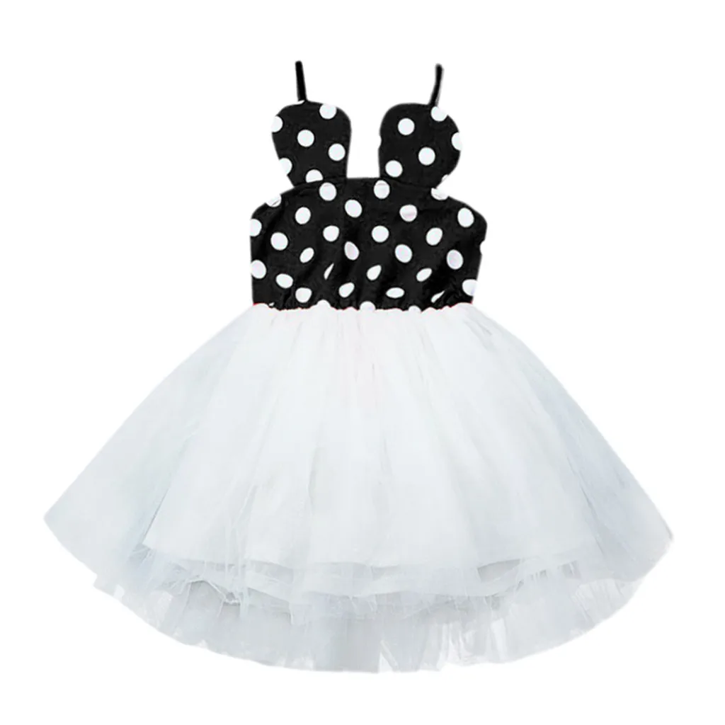 

Toddler Kid Baby Girl Patchwork Dot Pettiskirt Princess Braces Tulle TuTu Dress Dropshipping Vestido de menina#30