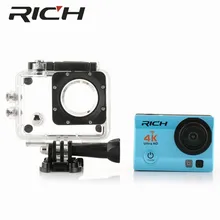 10 шт./лот 4K Wifi Экшн-камера SJ8000R 4 K/30fps 1080 P/60fps 720 P/120fps 2," 170D шлем мини-камера водонепроницаемая камера