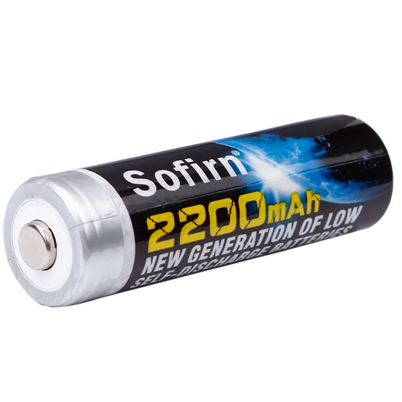 Sofirn 8 шт AA 2200 mah 1,2 V перезаряжаемый аккумулятор NiMH Защита окружающей среды Защита от перезаряда с коробкой для хранения батареи