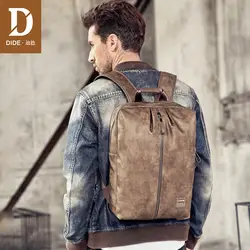 DIDE мужской повседневный рюкзак дорожная сумка для студента модный тренд мужской рюкзак Водонепроницаемый рюкзак 14-15 дюймов ноутбук рюкзак