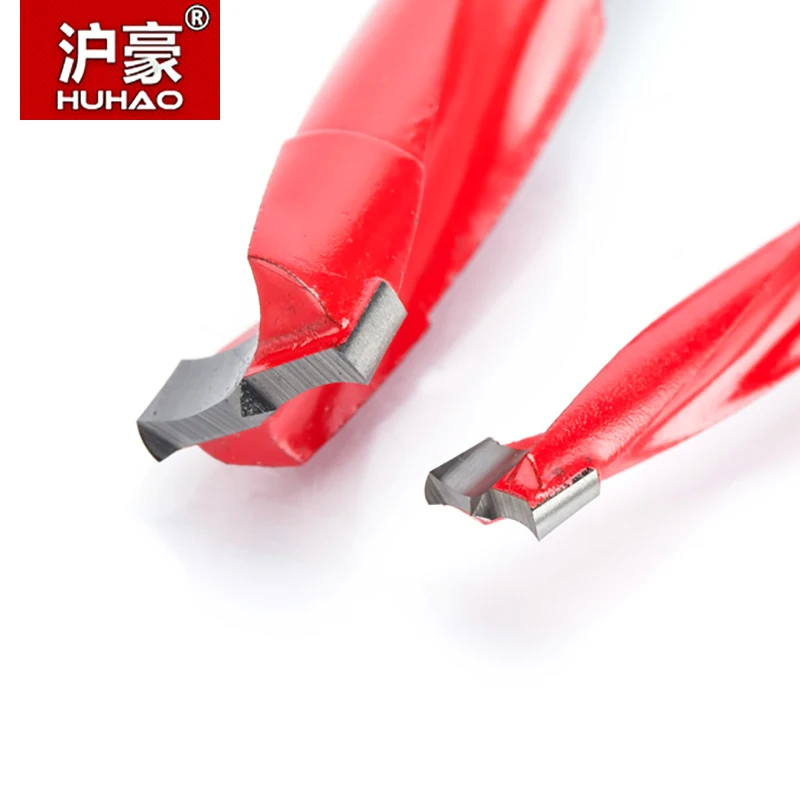 HUHAO 1pc 4mm 9.5mm wood drill bit 70mm length router row drilling for boring machine Gang drills Carbide endmill|for wood|drill bits woodcarbide |