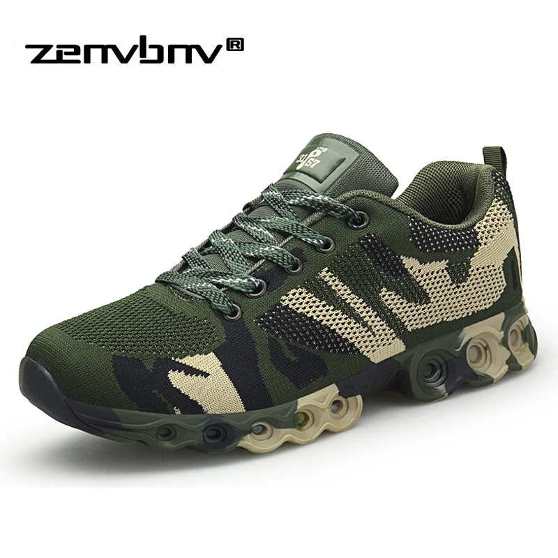 

Men Sneakers Camouflage Mesh Casual Shoes Men Lace Up Male Fly Weave Krasovki Men Flat shoes Fashion Light Breathable Trainers