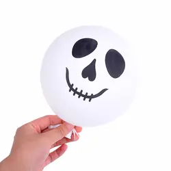 10 шт. 12 inch Череп латексные шары Хэллоуин пират воздуха Пиратская тематика День Рождения украшения Набор детских игрушек