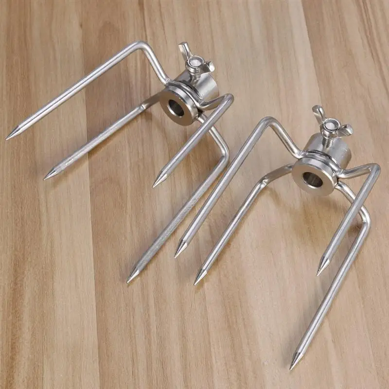 BBQ Grill Rotisserie Electric BBQ Motor Metal Outdoor Spit Roaster Rod Charcoal Pig Chicken Beef Camping Picnic Tools