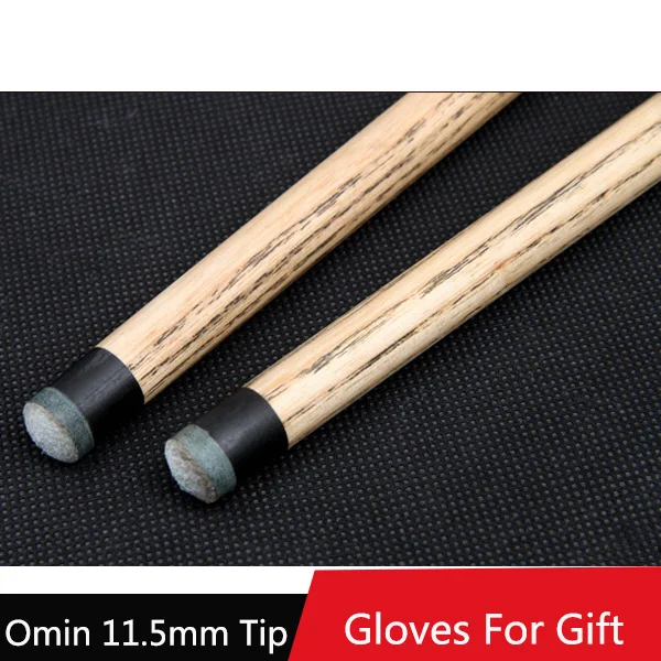 Новый ручной работы 3/4 Snooker Cue s чехол набор 11 5 мм наконечники горшки Stick китай три