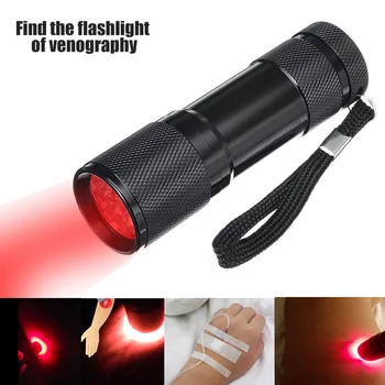 

2019 Newly Portable Red LED Flashlight Vein Finder Tool Transilluminator Vein Viewer 19ing
