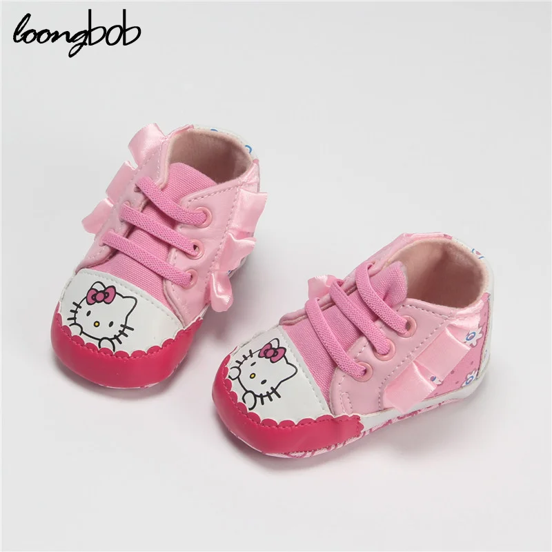 Baby Girls Shoes Infant Shoes Toddlers Cute Cartoon Design Shoes Newborn Cute Lace Sport Girls