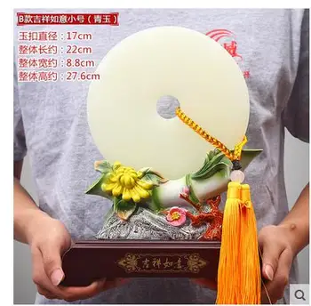 

Art Wanlang European style jade Peace buckle modern living room museum is arranged get married decoration factory big office