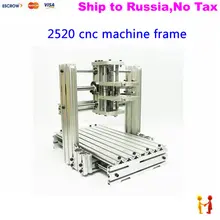 NO TAX TO Russia cnc router cnc milling machine frame kit 2520 with aluminum plate