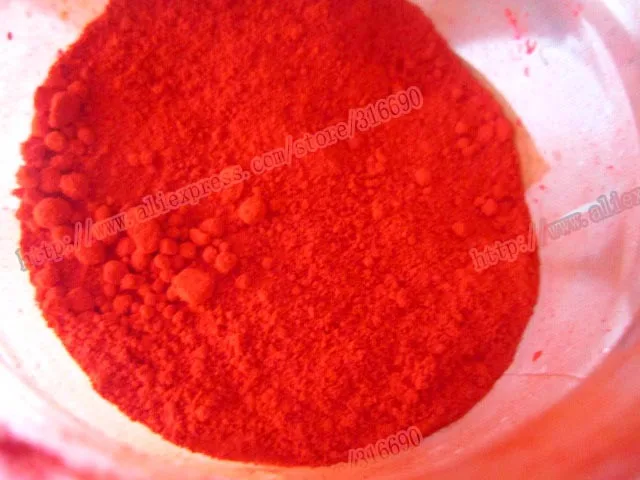 Красный флуоресцентный порошок фосфорный порошок для украшения DIY 50 г/пакет