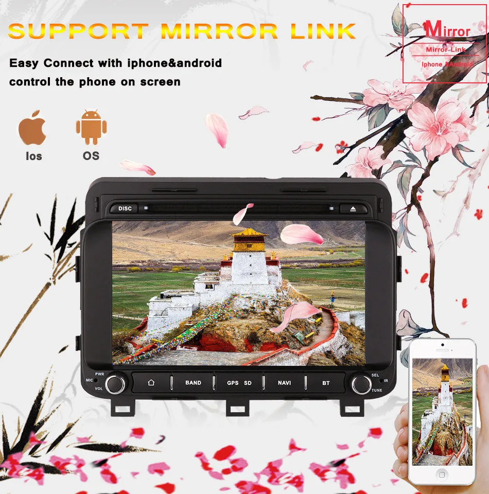 Flash Deal 8" Octa Core Android 9.0 Car GPS For KIA K5 KIA Optima 2011-2015 Car radio Multimedia NAVI with IPS screen 4Gb Ram+64Gb Rom PX5 6