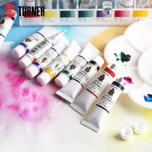 Япония Тернер набор акварельных красок художника уровня Прозрачный acuarelas жемчужный цвет поворота трубки художника aquarella воды цвета 5 мл/15 мл поддержка