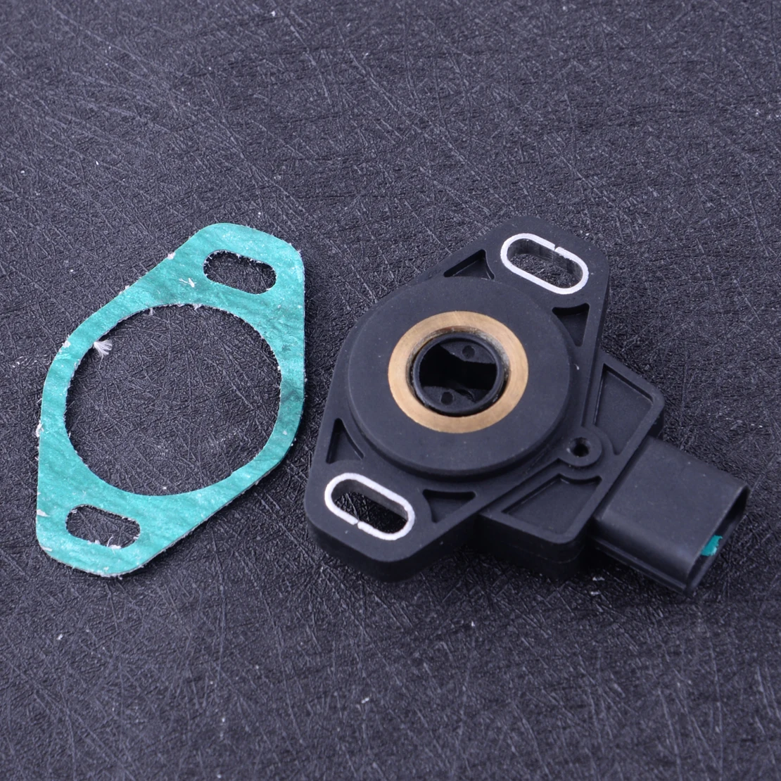 CITALL New 3 Pin Black CAr TPS Throttle Position Sensor With Gasket Fit