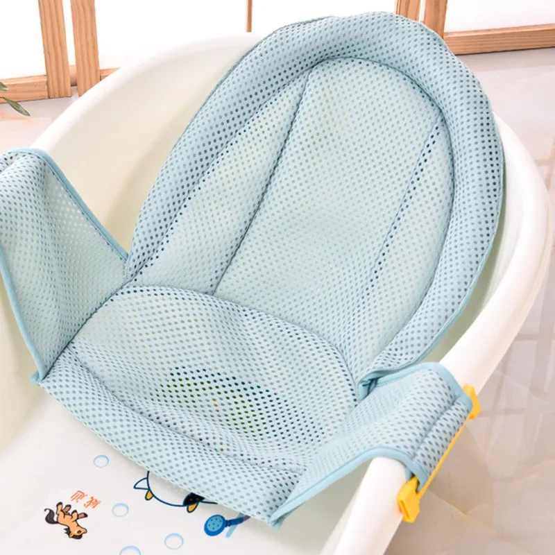 Adjustable Bathing Tub Rings Newborn Baby Bath Tub Seat Infant Cross Bath Shower Infant Bed Safety Security Net Baby Care