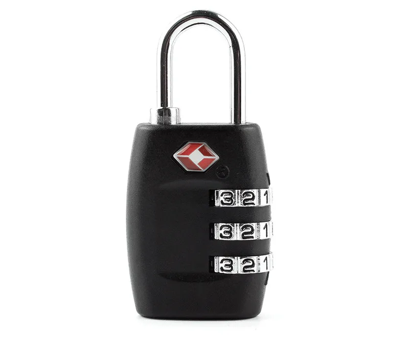 

3 Digit Code Padlock Zinc alloy Travel Luggage Suitcase Resettable Combination Lock