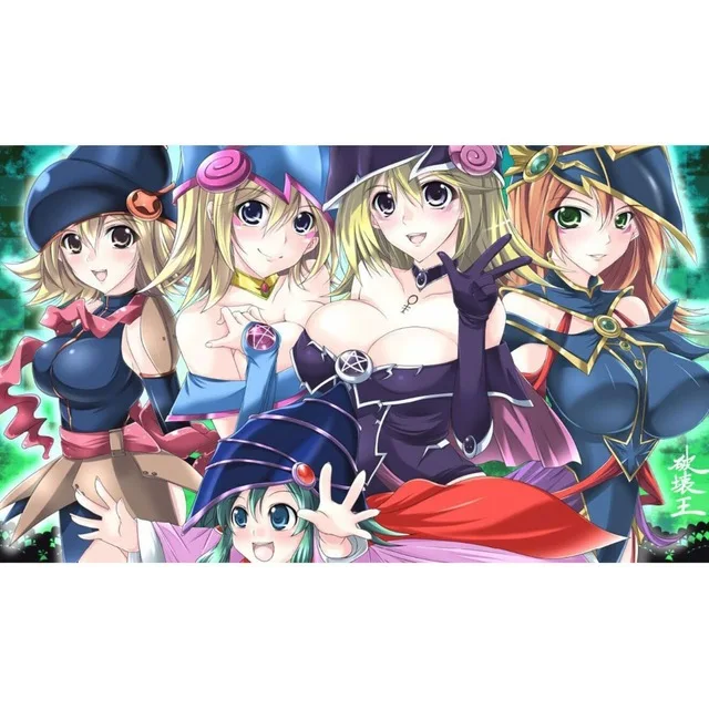 YUGIOH Cards Playmat, Big boob Animation Girls board game Playmat, Board Games, table playmat, YU-GI-OH cards Sexy Playmats