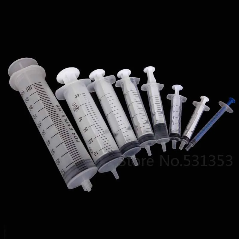 

1ml 2ml 5ml 10ml 20ml 30ml 60ml 100ml reusable plastic tools for measuring water culture, for industrial injection, for animal