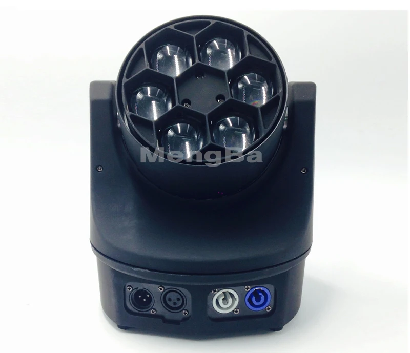 MengBa 6x15 Вт RGBW 4 в 1 светодиодный мини пчелиный глаз луч света DMX512 светодиодный движущийся головной свет DJ/Fest/дома/шоу/бар/этап/вечерние свет