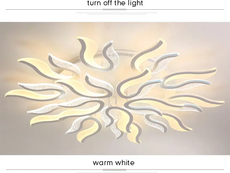 Современная светодиодная люстра, потолочный светильник с дистанционным управлением, для гостиной, спальни, акриловый светильник, светильники, Декор, Домашний Светильник ing 220 В