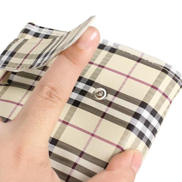 

Plaid Paper Towel Napkin Holder Box Tissue Case Cover for Car Sun Visor New QP2