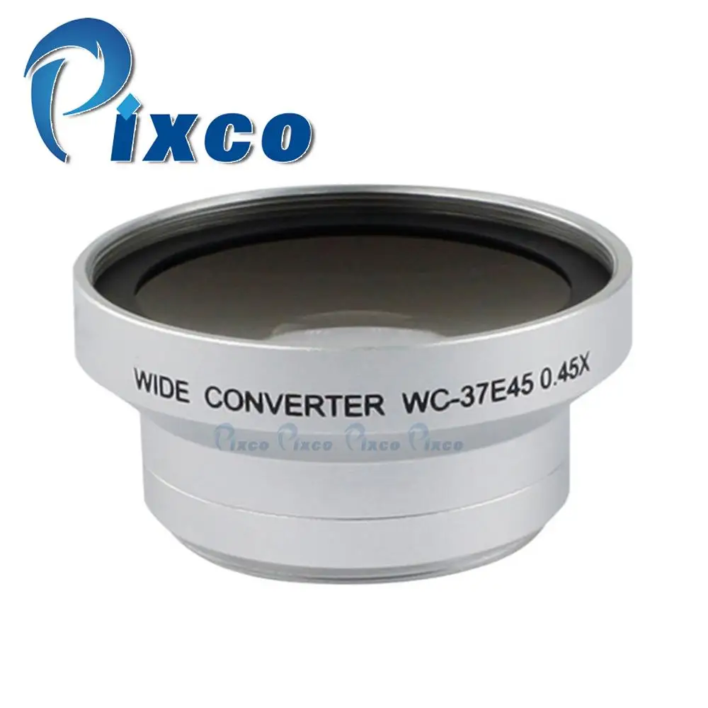 37mm 0.45X Wide Angle Lens with Macro Suit  For Sony HDR-XR160E HDR-CX180E HVR-A1C HDR-CX700E (Silver)