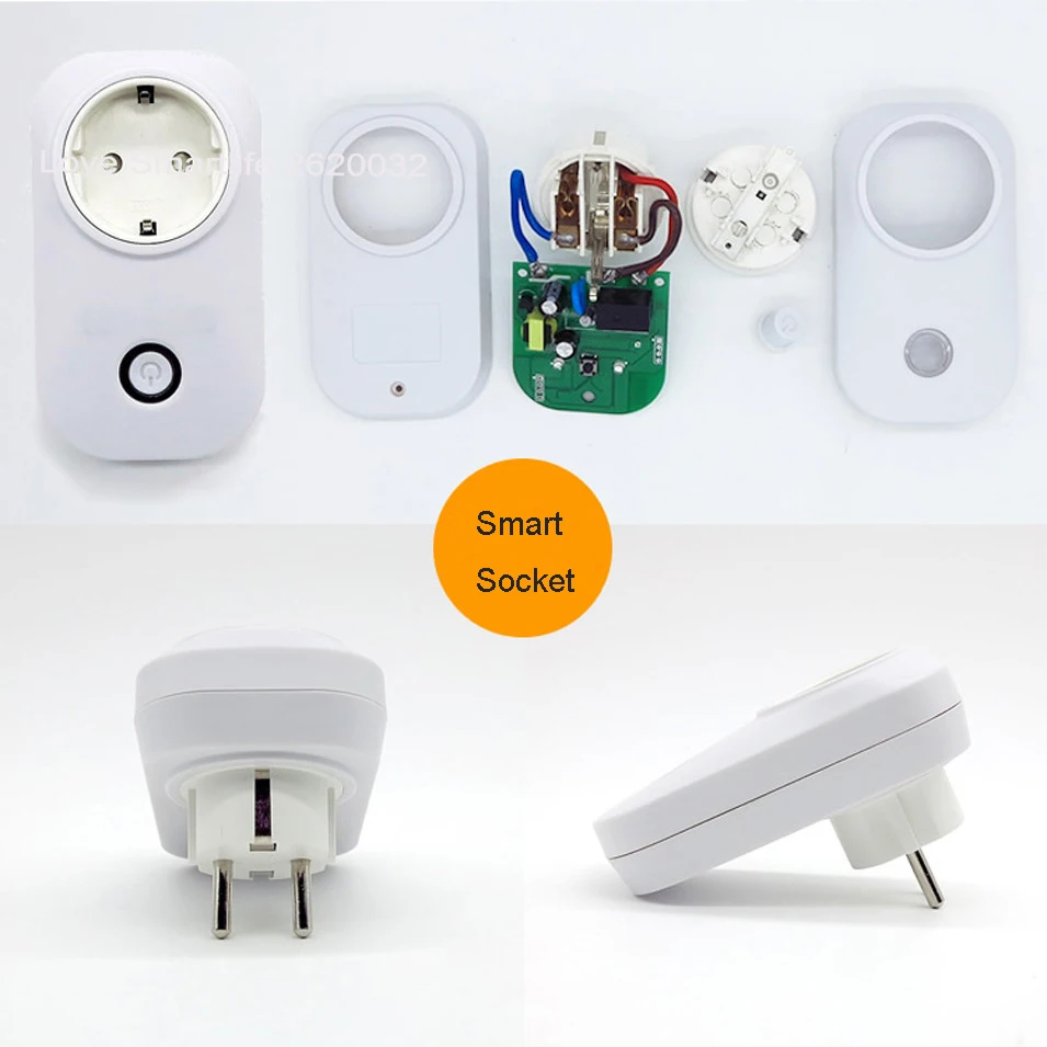 Itead Sonoff S20 Wireless WIFI Remote Control Socket Smart Timer Plug Smart Home Power Socket EU US UK Standard by App Ewelink-4