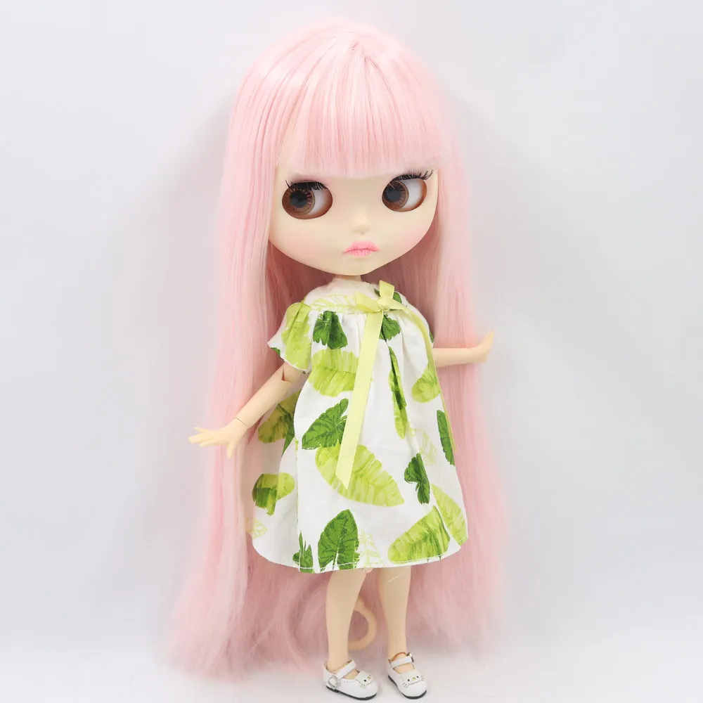 ICY Nude Blyth кукла для серии No.280BL2352 шарнир тела розовые волосы резные губы матовое