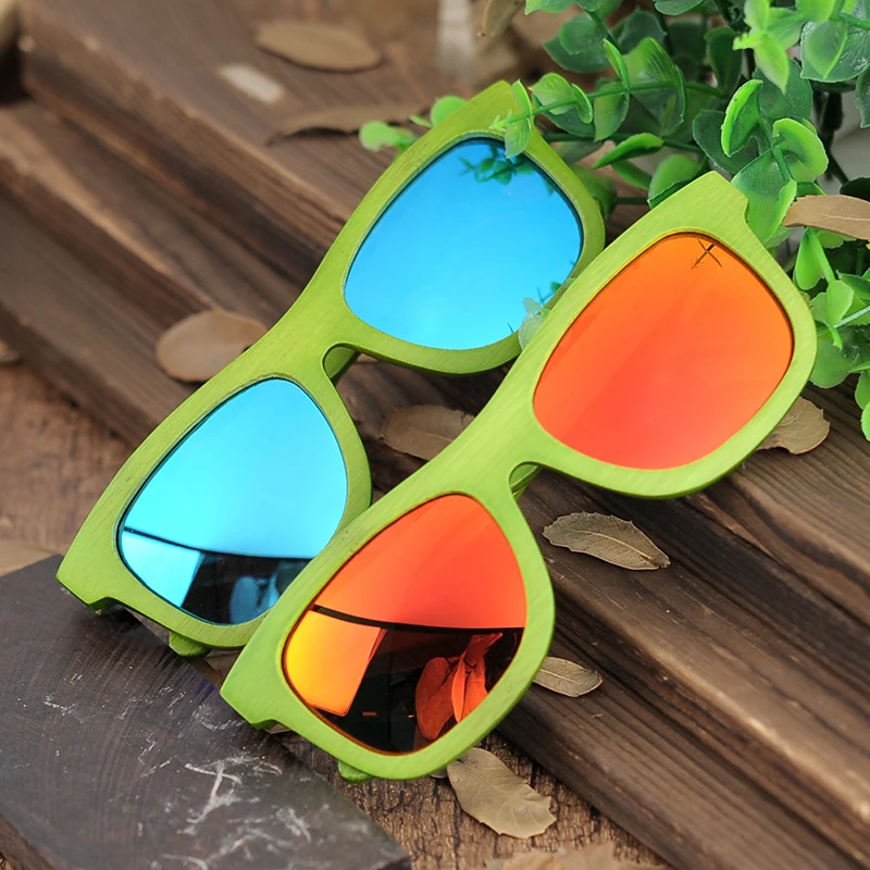 BOBO BIRD DG010d-e Green Bamboo Frame With Laser Logo and Patter Polarized Sunglasses (31)
