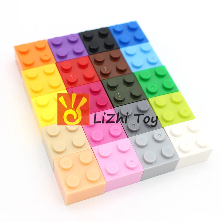 

MOC *Brick 2*2 (3h) 3003 DIY Enlighten Building Blocks Legoings Educational Kids Toys Compatible With Assembles Particles 100pcs