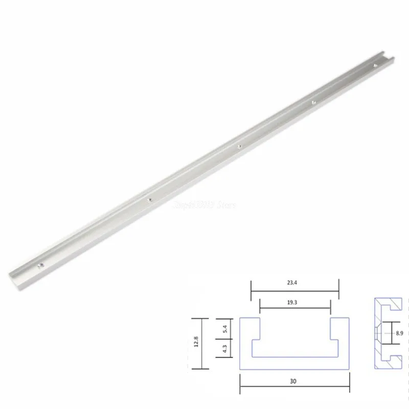 300/400/500/600/800/1000 мм Стандартный алюминиевые Т-образная дорожка, дорожка/Слот для фрезерный станок деревообрабатывающий инструмент «сделай сам»