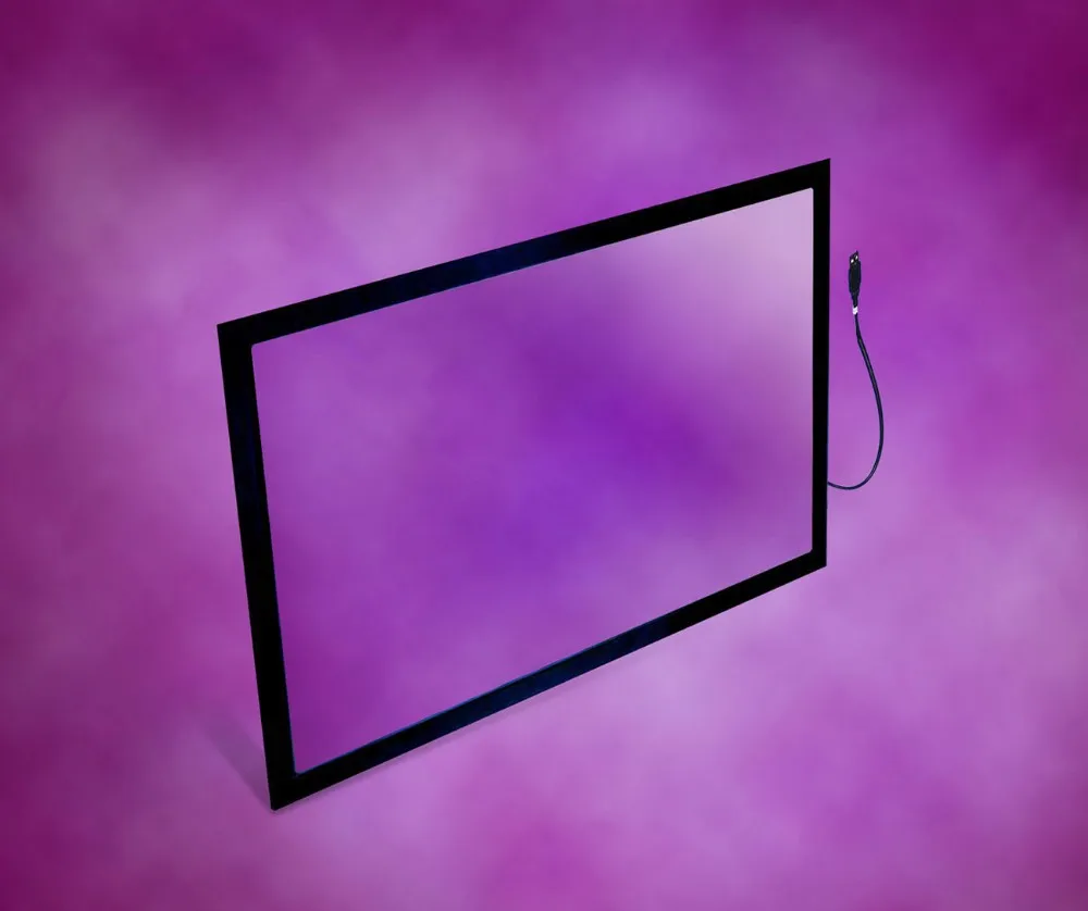 

by Fedex 1pcs 60 inch and 2pcs 55 inch IR touch frame,touch screen overlay kit