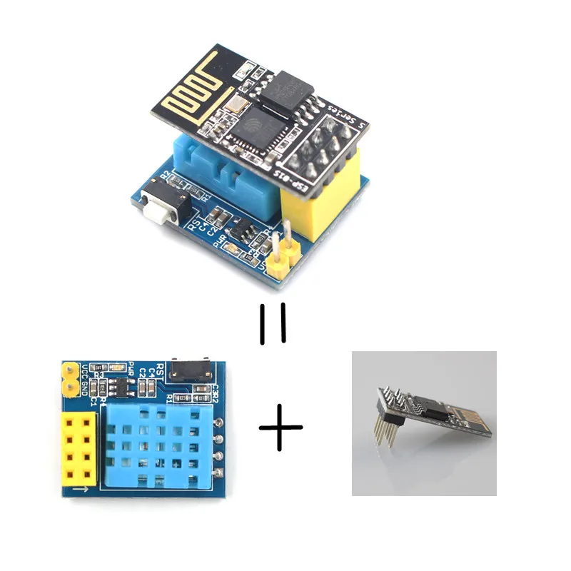 ESP8266 ESP 01 ESP 01S Temperatura Humedad Sensor para Arduino DHT11 ...