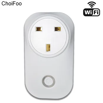 

UK/EU/US Plug Wireless WiFi Smart Socket Home Outlet Remote Controls Power with Amazon Alexa Timing Switch Smartphone via APP